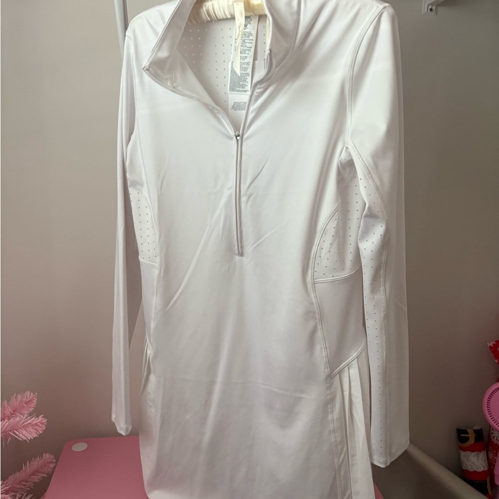 Wilson White Long Sleeve Tennis Dress